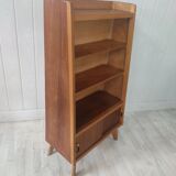 Shelf library vintage compass feet