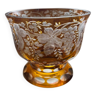 Bohemian crystal cup