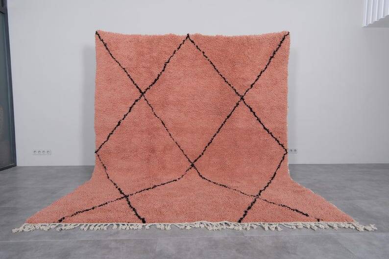Traditional handmade wool Berber rug 250cmx150cm