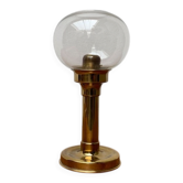 Bougeoir en laiton et verre allemand du milieu du siècle par Harald Buchrucker, années 1960