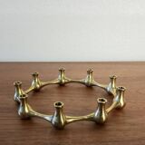 Brass candlestick, Jens Quistgaard, Denmark, 1950s