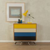 Commode colorée des années 50