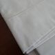 Flat sheet mestizo linen cotton "blue flower" 310 x 220