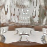 Vintage crystal glass chandelier by Oleg Cassini