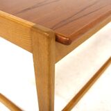 Scandinavian teak and oak bench, Sweden, 1960