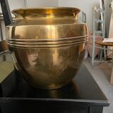 Cache-pot en laiton 1930