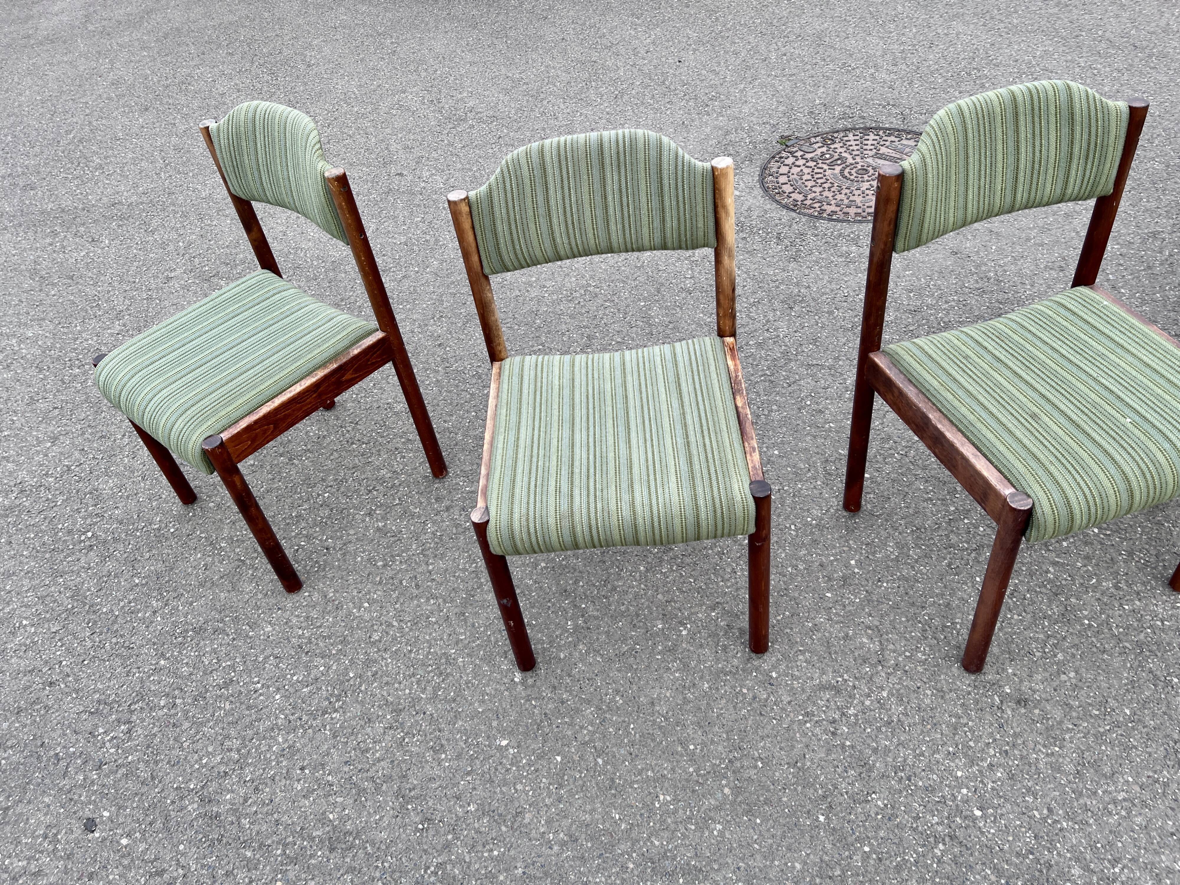 Scandinavian chair series armchair ottoman chair in rosewood