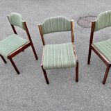 Scandinavian chair series armchair ottoman chair in rosewood