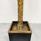 Vintage brass palm tree floor lamp Maison Jansen
