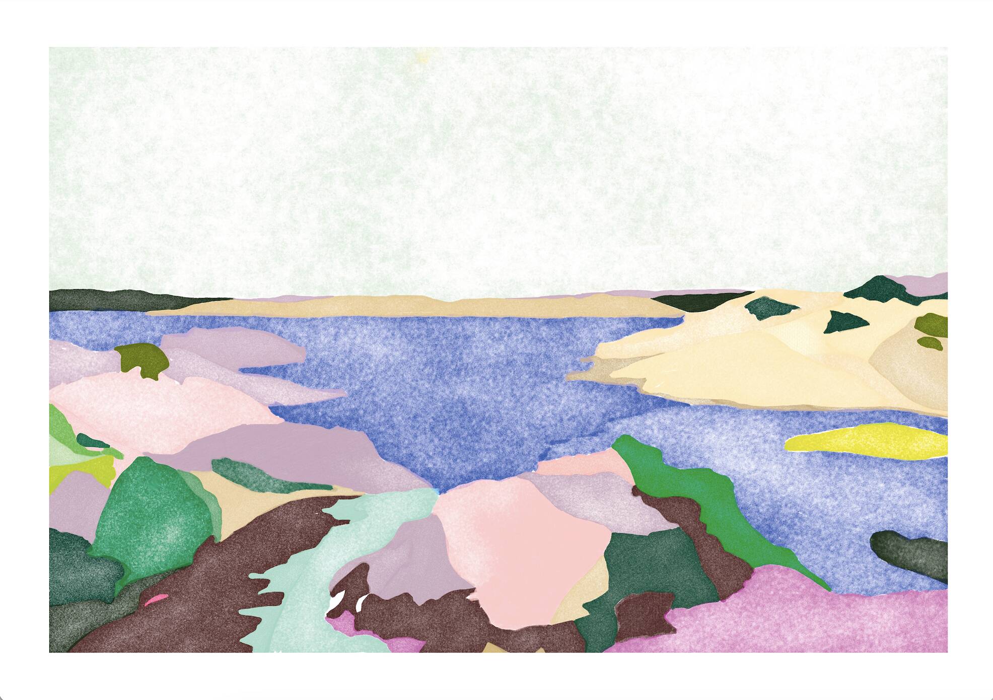 The Sea 2 - Illustration A3