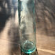 Transparent glass vase