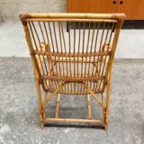 Rattan armchair