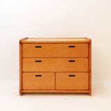 Vintage pine chest of drawers from the 1980s