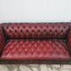 Leather chesterfield