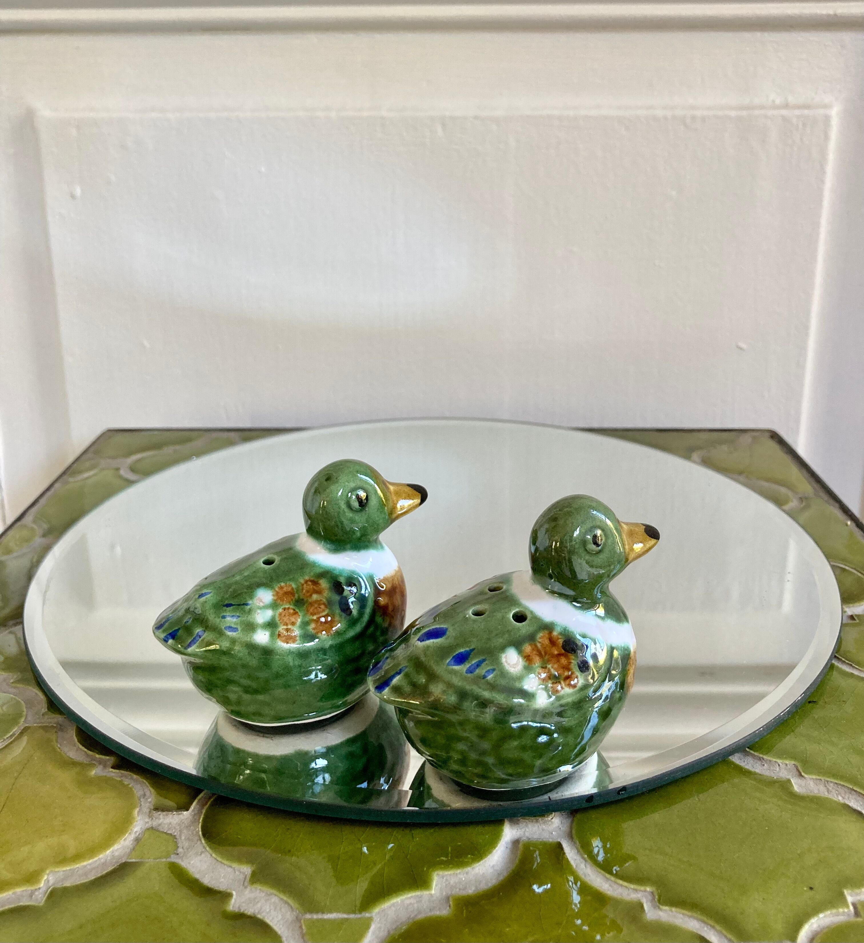 Pepper salt shaker ducks slurry