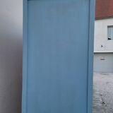 Parisian Art Deco armoire with beveled mirror and painted decoration