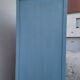 Parisian Art Deco armoire with beveled mirror and painted decoration