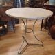 Large bistro pedestal table, 70 cm in diameter, circa 1900.