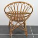 Vintage rattan basket chair
