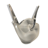 Vase stings flowers with doves Lalique