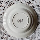 Set of 8 mismatched deep plates L'Amandinoise