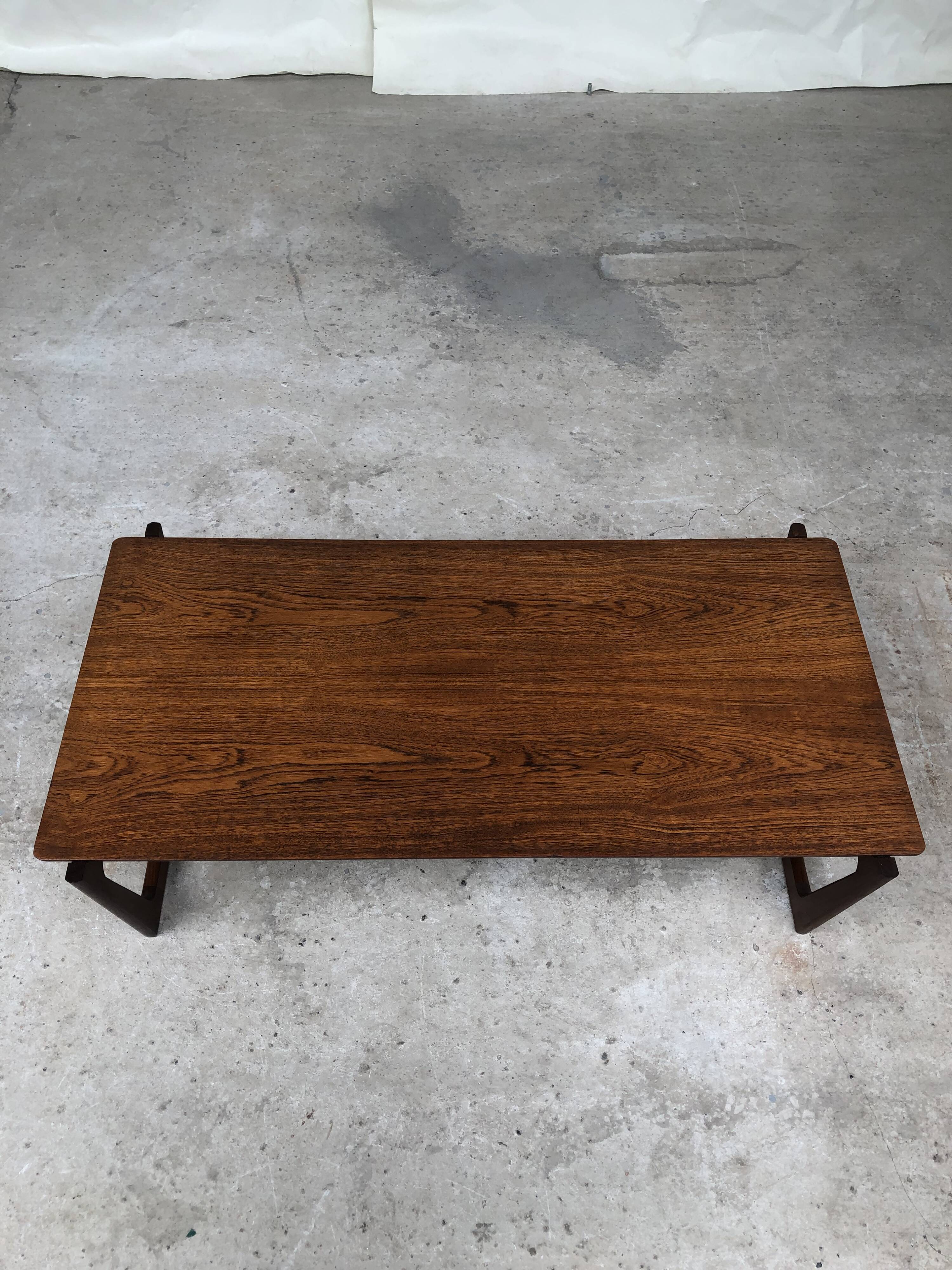 Vintage mid century  teak coffee table
