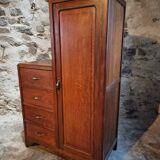 French storage cupboard from the 1920s–1930s – Cupboard with drawers and wardrobe.
