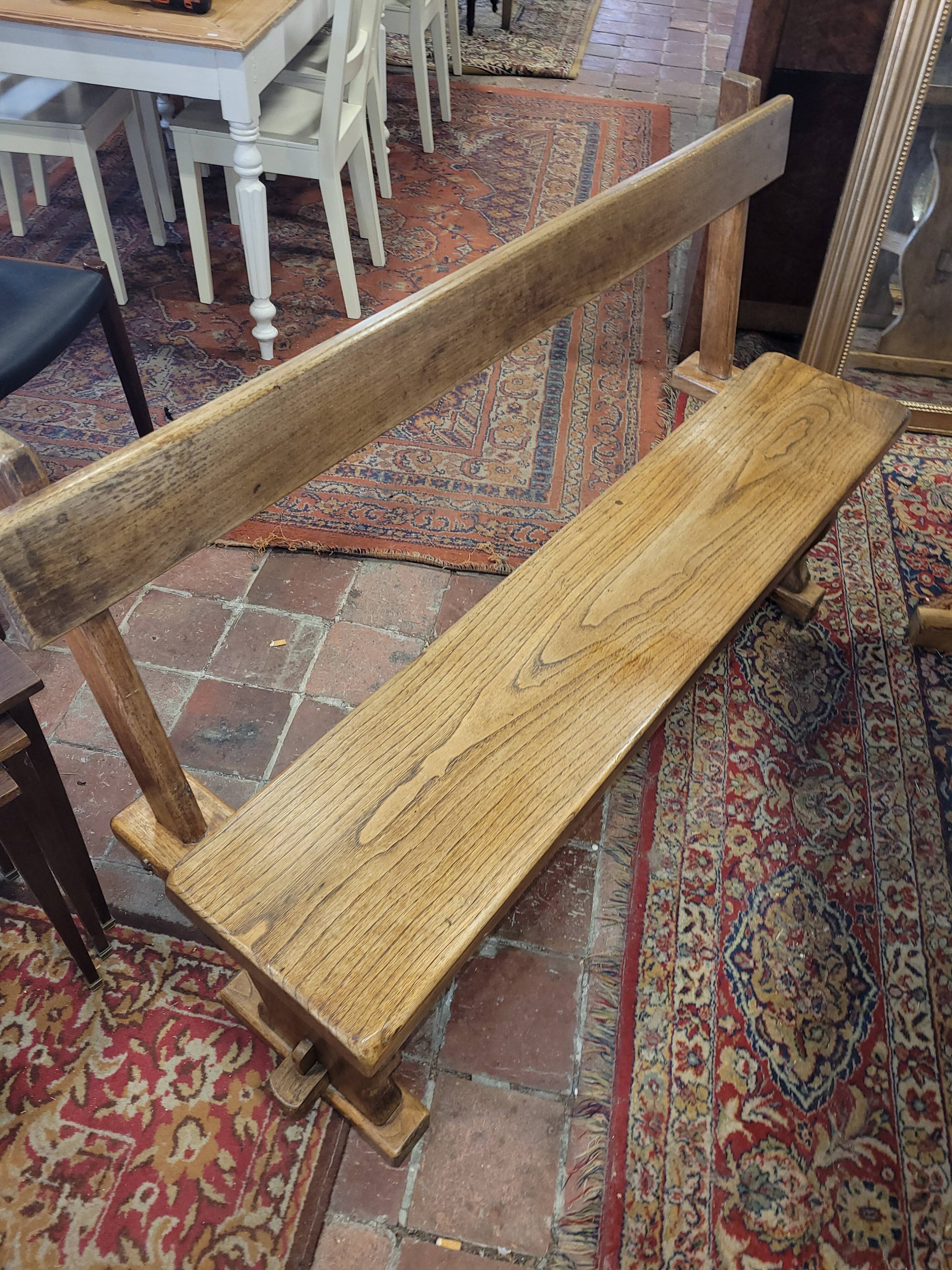 Farm table with benches