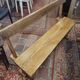 Farm table with benches