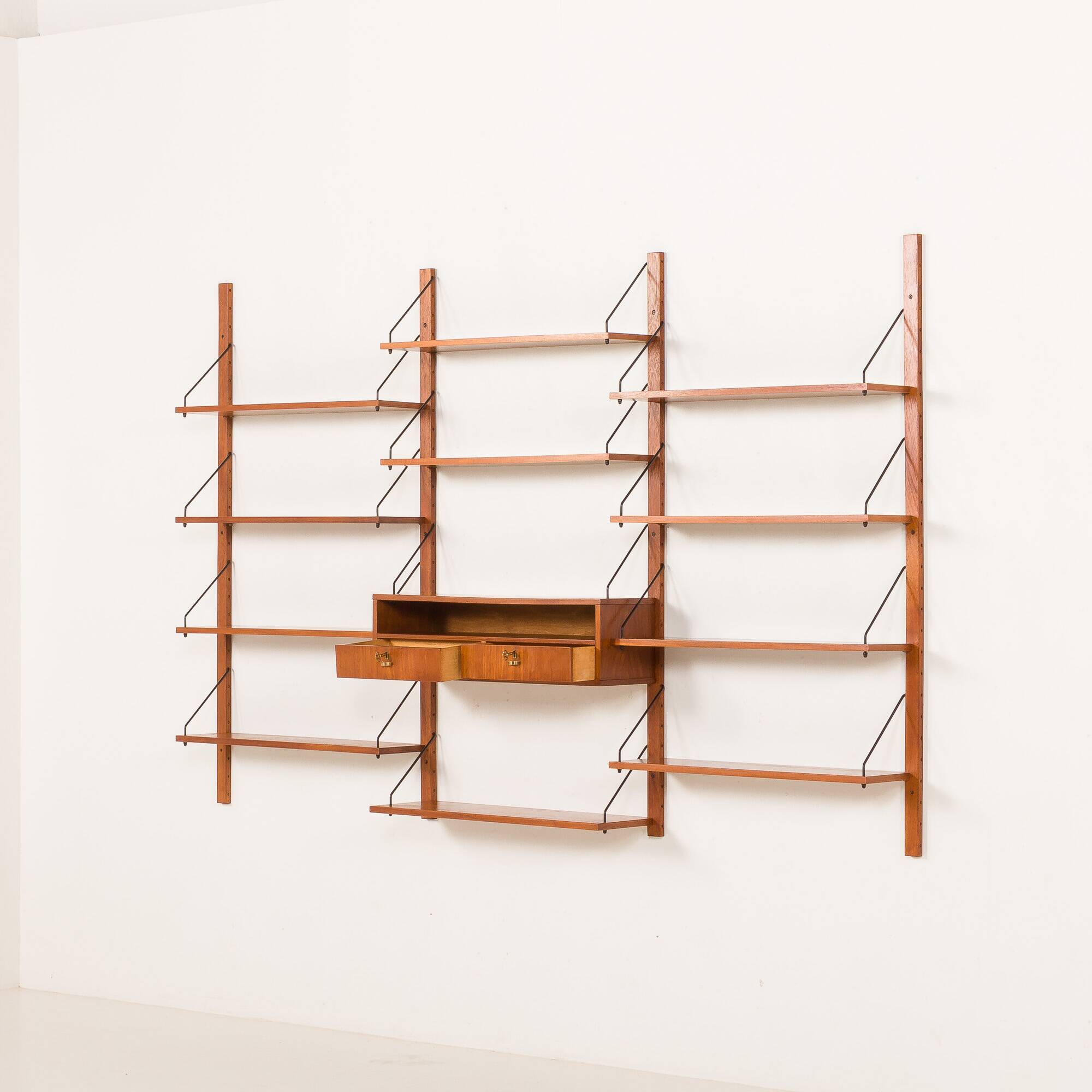 Danish teak bookcase, 1960s