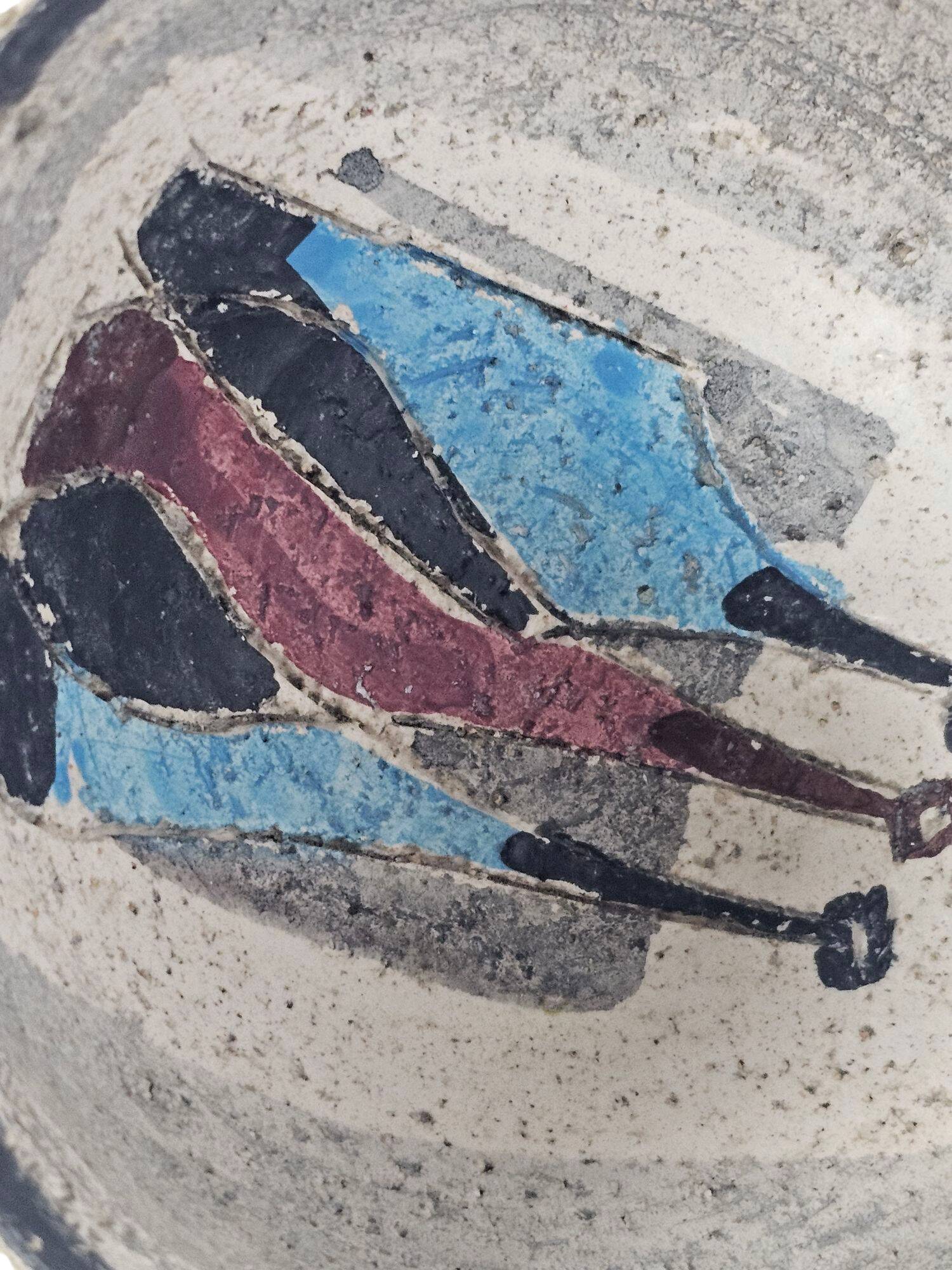 Bitossi "stylized women" - wall plate - Italy - 3rd quarter 20th century