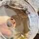 8 old champagne glasses in crystal engraved 1910