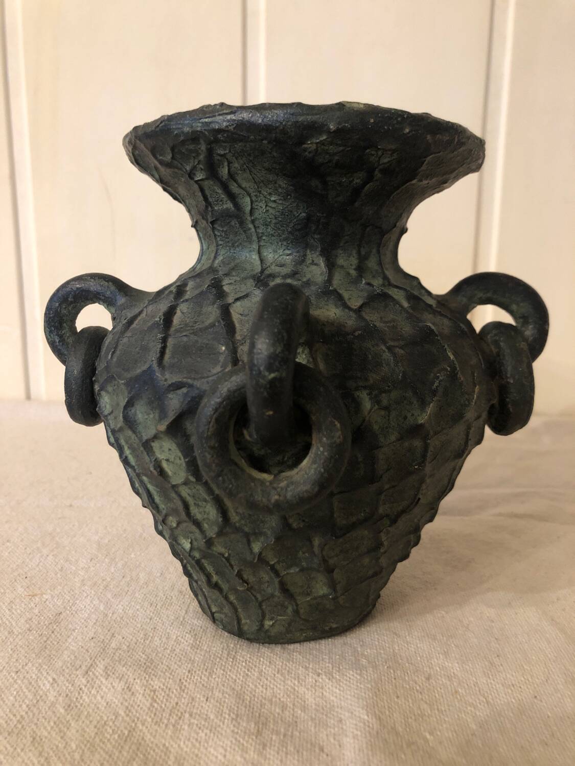 Small terracotta jar