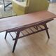 Table basse années 60 plateau réversible