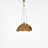 "Shichi" Uchiwa chandelier by Ingo Maurer for Design M, 1970s