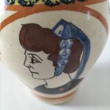 Breton pitcher Henriot Quimper Breton decoration no. 139 circa 1925-1935