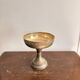 Footed Bowl Silvered Metal Second Empire Pearl Decor 19th Century