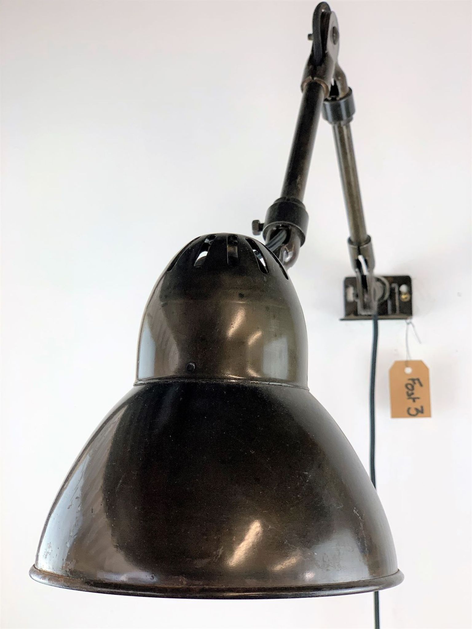 Former American USA lamp branded FOSTORIA year 1950 ref fosto3