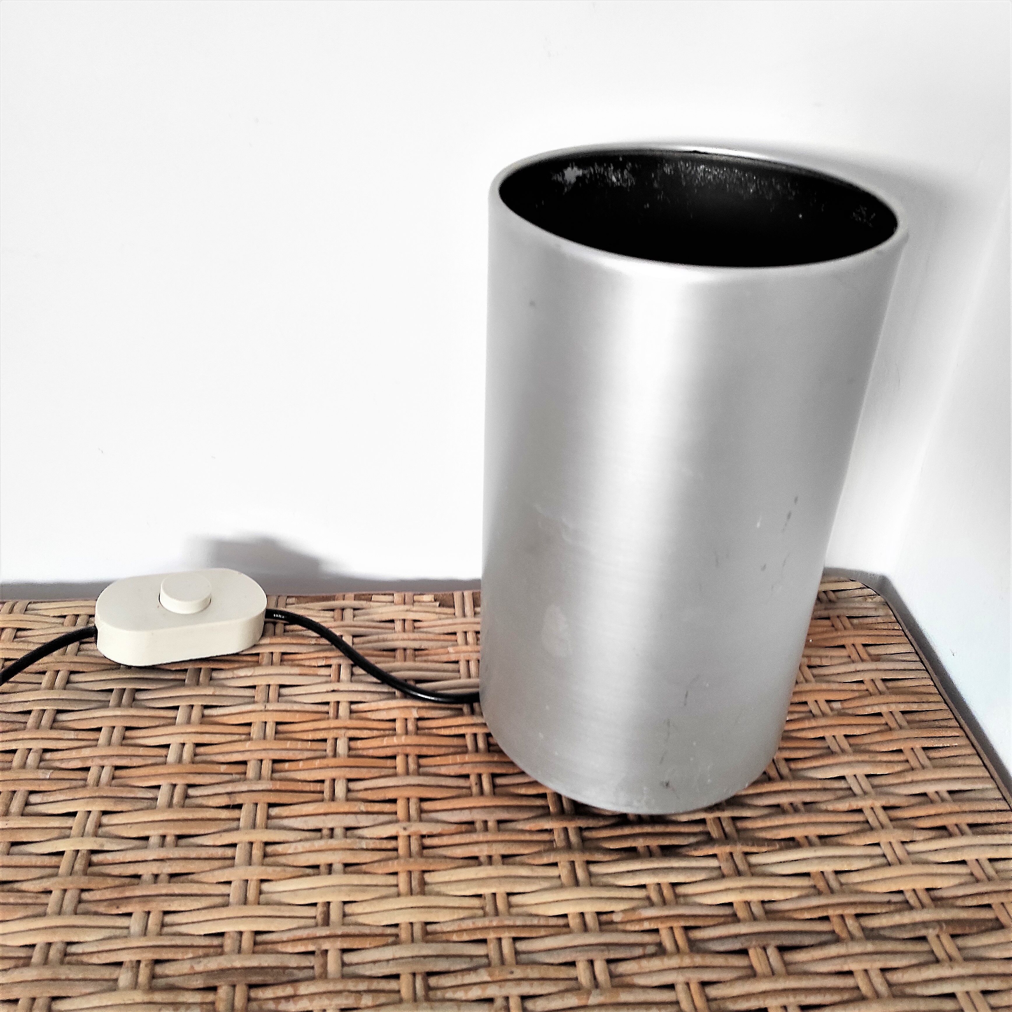 Table lamp form tube design around 1950/1960