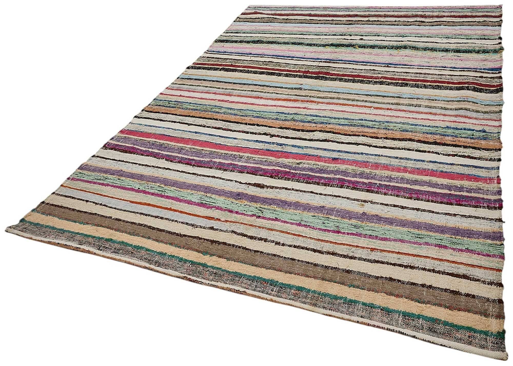 Turkish Handwoven Flatweave Chaput Kilim 187 cm x 294 cm