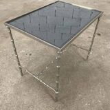 Pair of brass coffee tables from the 1960s