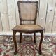 Suite de 6 chaises de style Louis XV en cannage