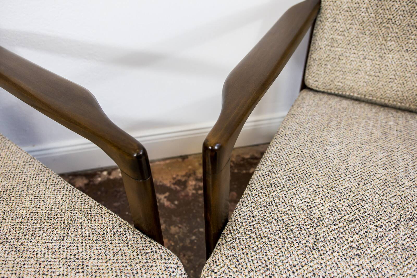 Mid Century Armchairs By Zenon Bączyk, 1960's, Set Of 2