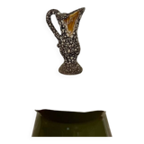 Small fat lava vase
