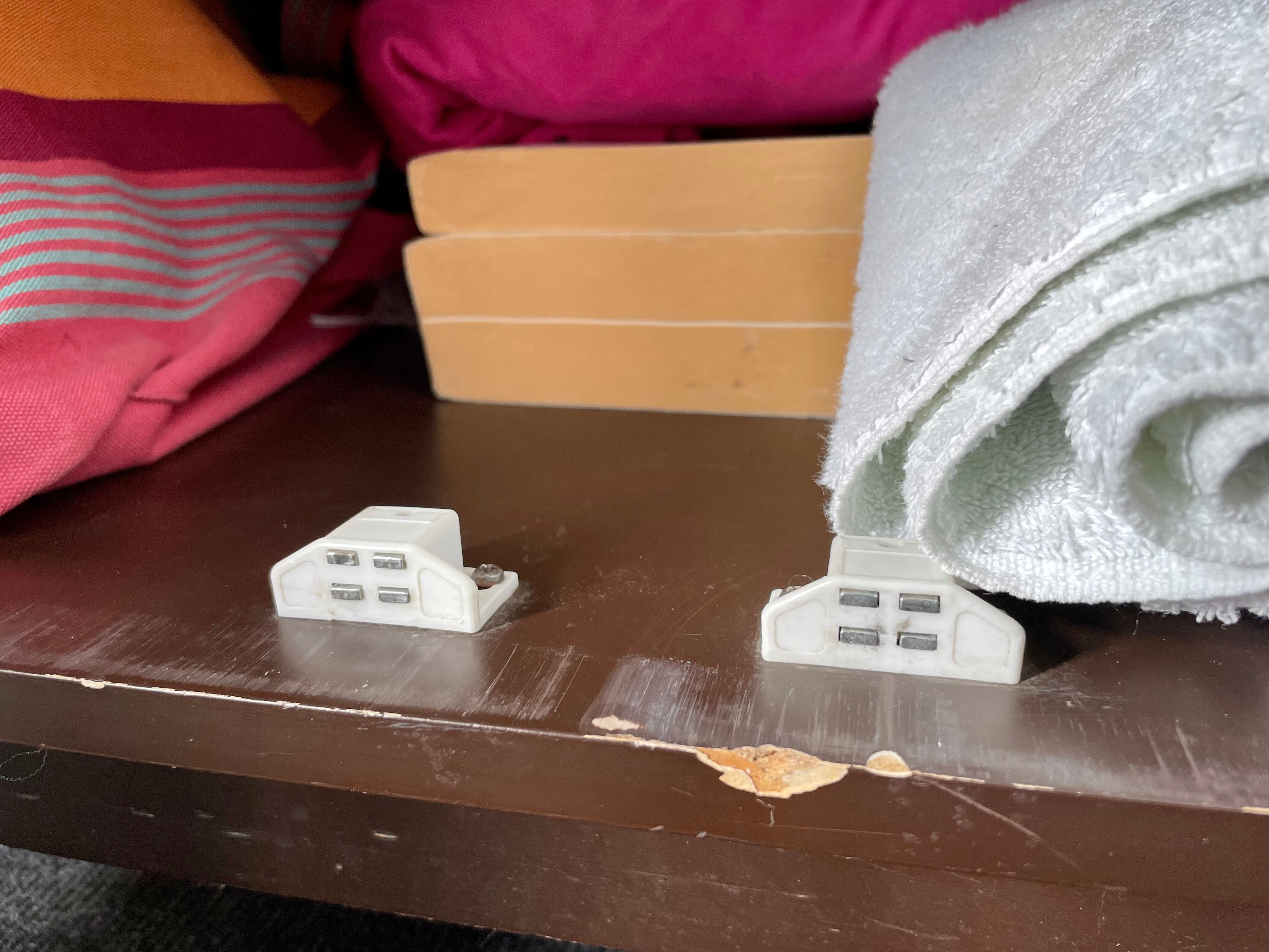 Vintage 70' wardrobe in chocolate / ecru colors