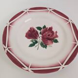 5 assiettes plates Digoin Sarreguemines