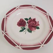 5 assiettes plates Digoin Sarreguemines