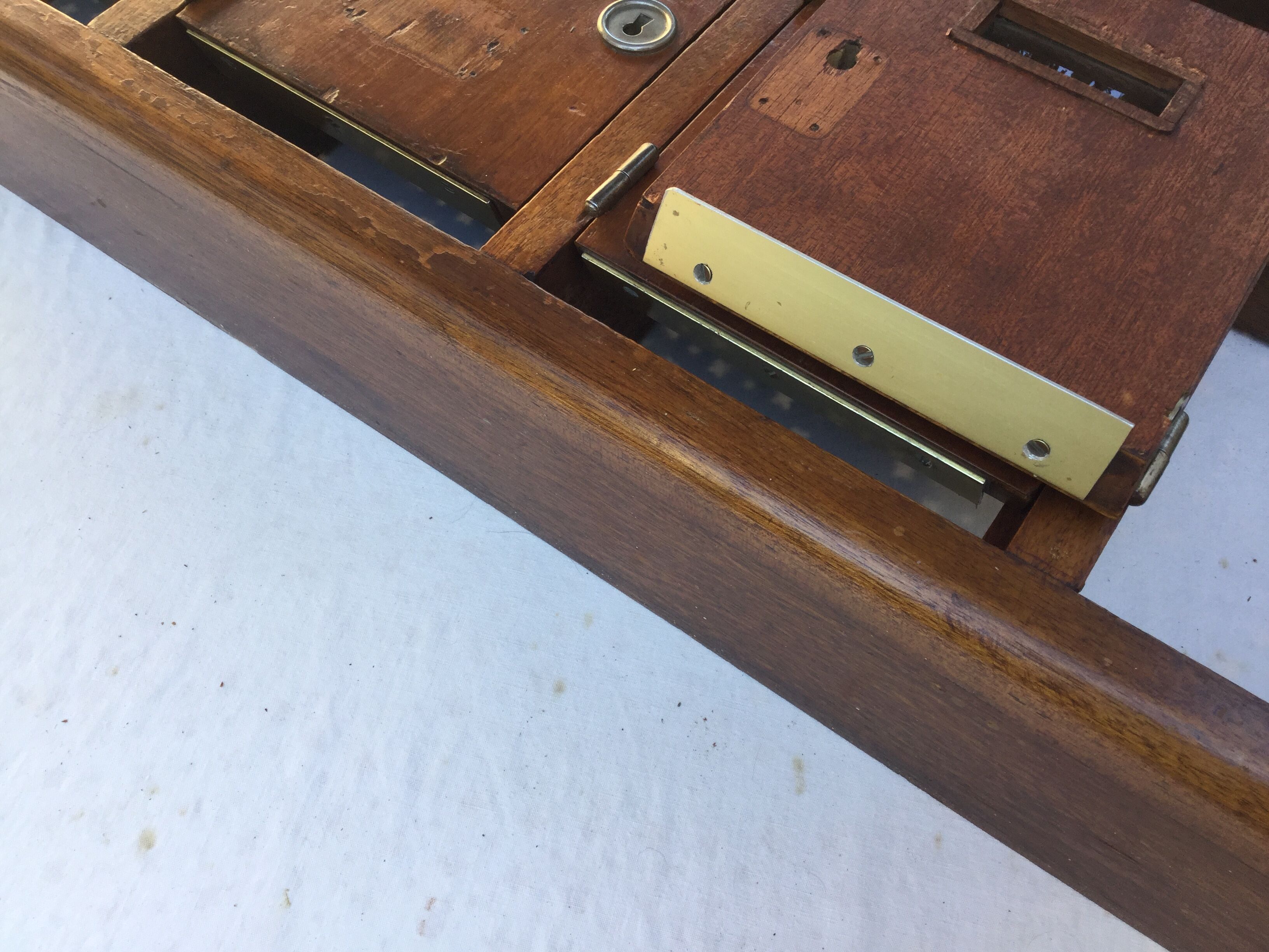 Old building mailboxes