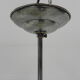 Art Deco hanging lamp with square glass shade