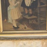 Table "little girls with cats"